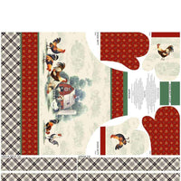 Rooster Farm House Apron Panel