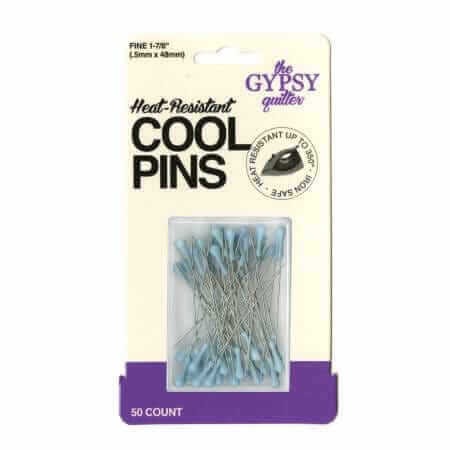 The Gypsy Quilter Cool Pins Bohemian Blue 50pc