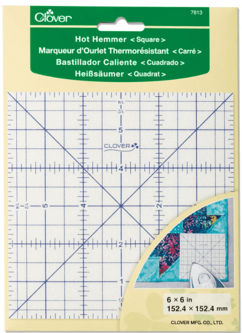 Hot Hemmer Ruler Large Square, 6
