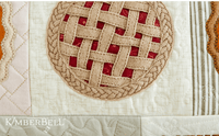 
              Sweet as Pie Bench Pillow - Machine Embroidery CD
            