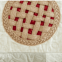 Sweet as Pie Bench Pillow - Machine Embroidery CD