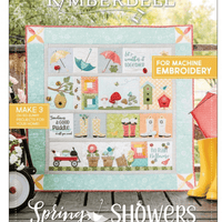 Kimberbell Spring Showers Quilt - Machine Embroidery CD